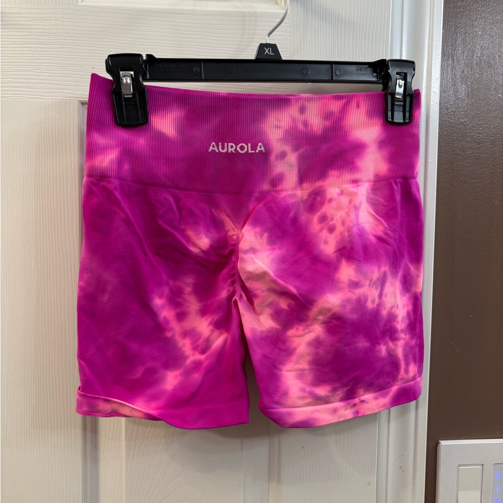 Aurora Pink Tie-Dye Shorts